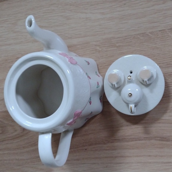 Price Kensington Tea for Two in Pink Hand Painted made in England Vintage - Picture 4 of 8